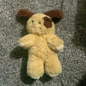 A cute dog stuffed animal